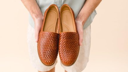 Nisolo Alejandro Woven Slip-On 2.0 Woven Brandy