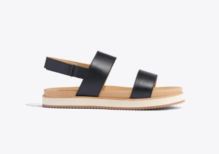 Nisolo Go-To Flatform Sandal 2.0 Black - Every Nisolo product is built on the foundation of comfort, function, and design.