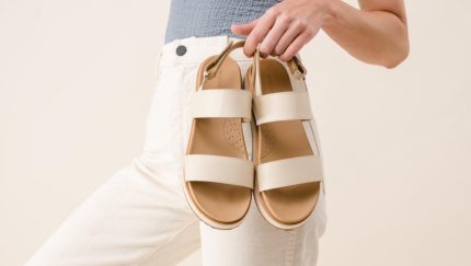 Nisolo Go-To Flatform Sandal 2.0 Bone