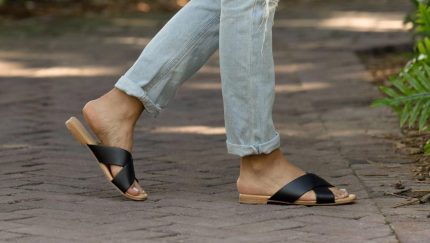 Nisolo Catalina Slide Sandal Black